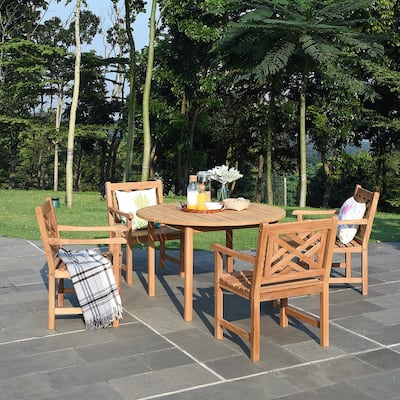 Cambridge Casual Isla 5-piece Teak Patio Dining Set