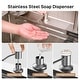 preview thumbnail 4 of 5, 30In 304 Stainless Steel Kitchen Sink Set,Waterfall Faucet,Glass Rinser - 30x22x9 Inch