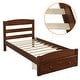 preview thumbnail 14 of 30, Platform Twin Bed Frame with Storage Drawer