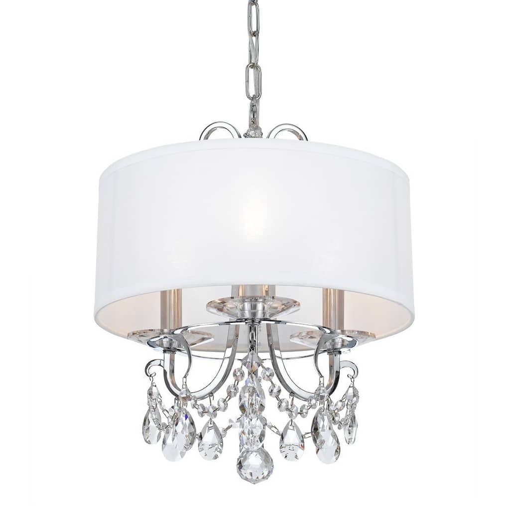 Crystorama Lighting Group Othello 3 Light 15" Wide Swarovski Strass