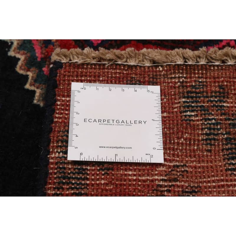 ECARPETGALLERY Hand-knotted Konya Anatolian Black Wool Rug - 4'4 x 10'0