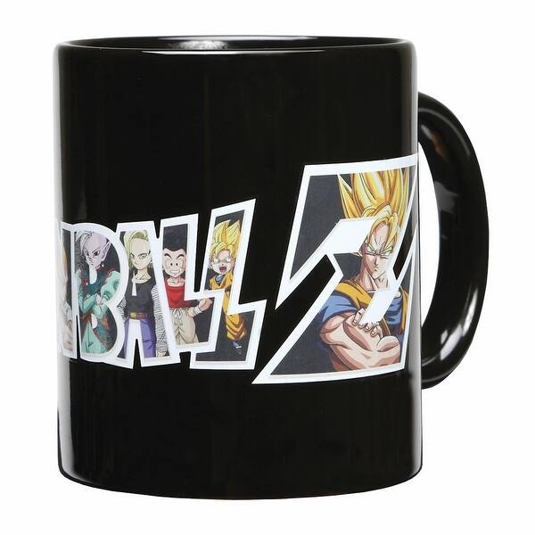 Shop Dragon Ball Z Logo And Character Reactive Heat Changing Mug