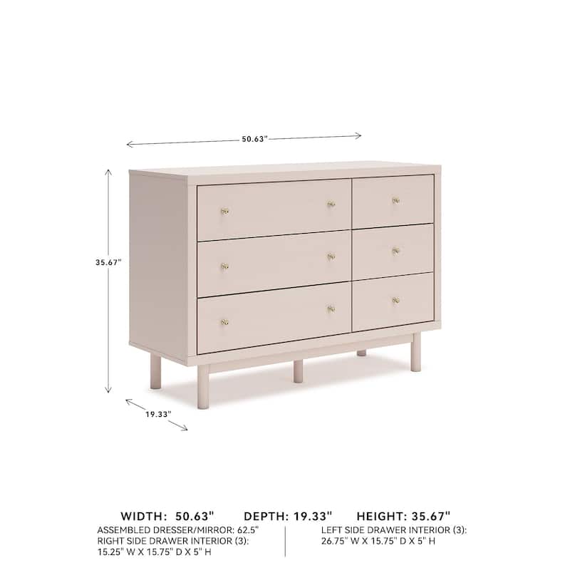 Signature Design by Ashley Wistenpine Pink Dresser