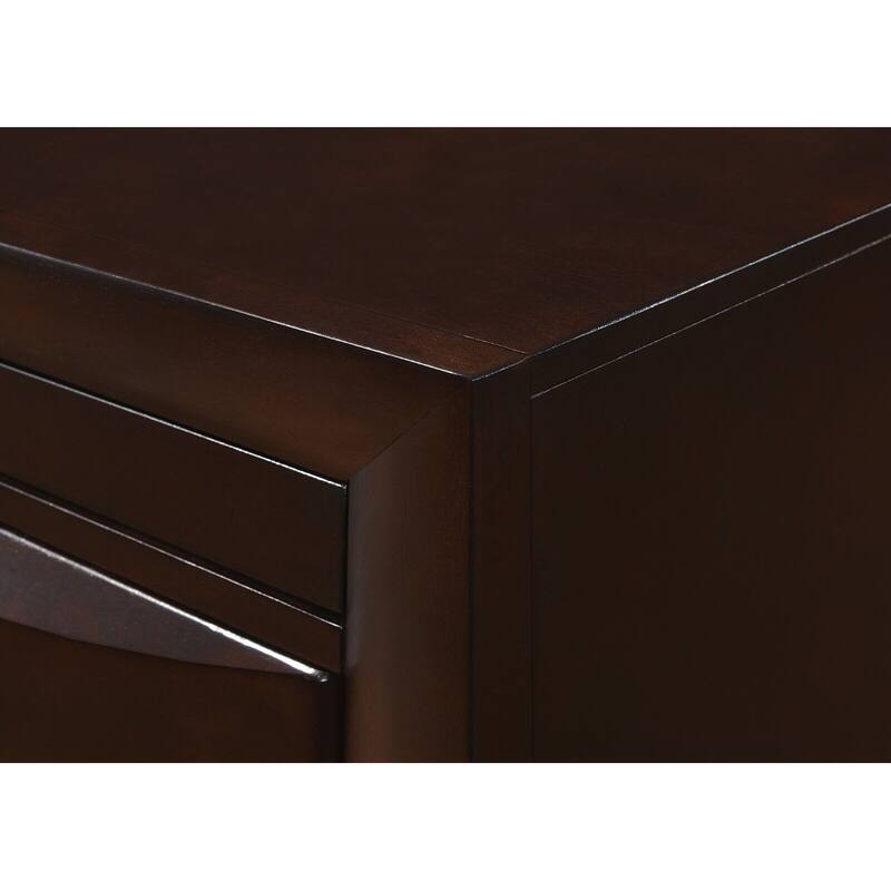 Captain's Bed Solid Wood Extra Storage Drawers Platform Bed 1pc Bed