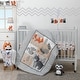 preview thumbnail 4 of 2, Bedtime Originals Acorn Gray/White/Orange Fox Nursery Lamp with Shade & Bulb