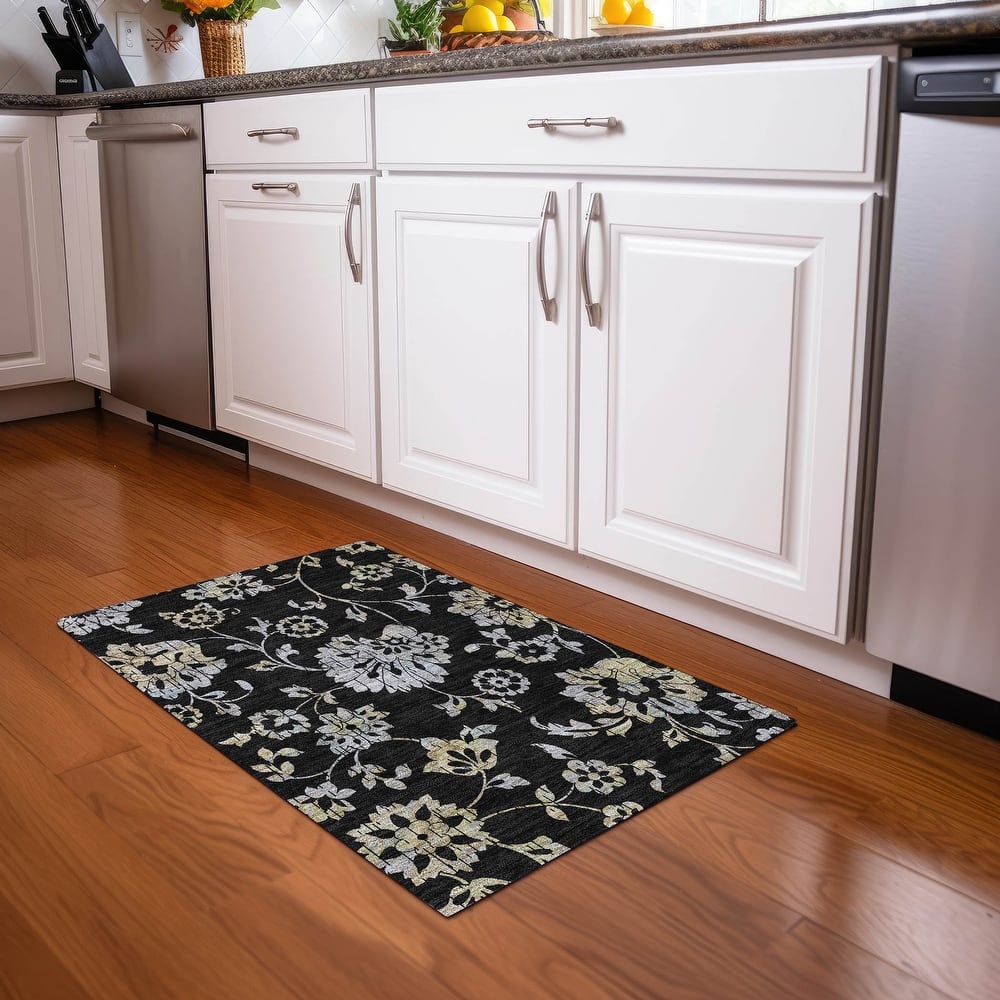 Premium Washable Super Soft Floral Whimsy Mayfield Rug