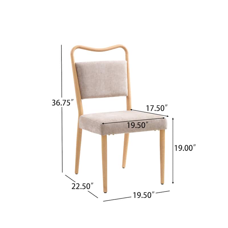 Christopher Knight Home - Mid-Century Modern Upholstered Metal Base Dining Chair with Heat Transfer Finish (Set of 2)