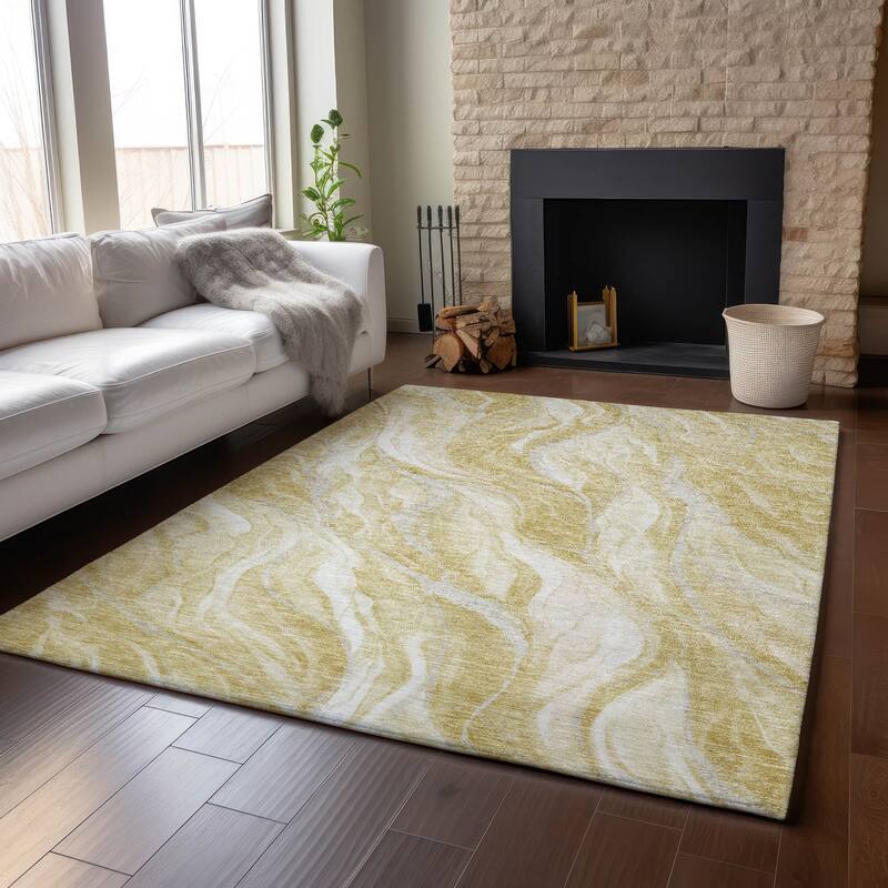 Premium Washable Super Soft Abstract Contemporary Mayfield Rug