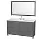 Option Dark Gray / Giotto Quartz Top / Brushed Chrome