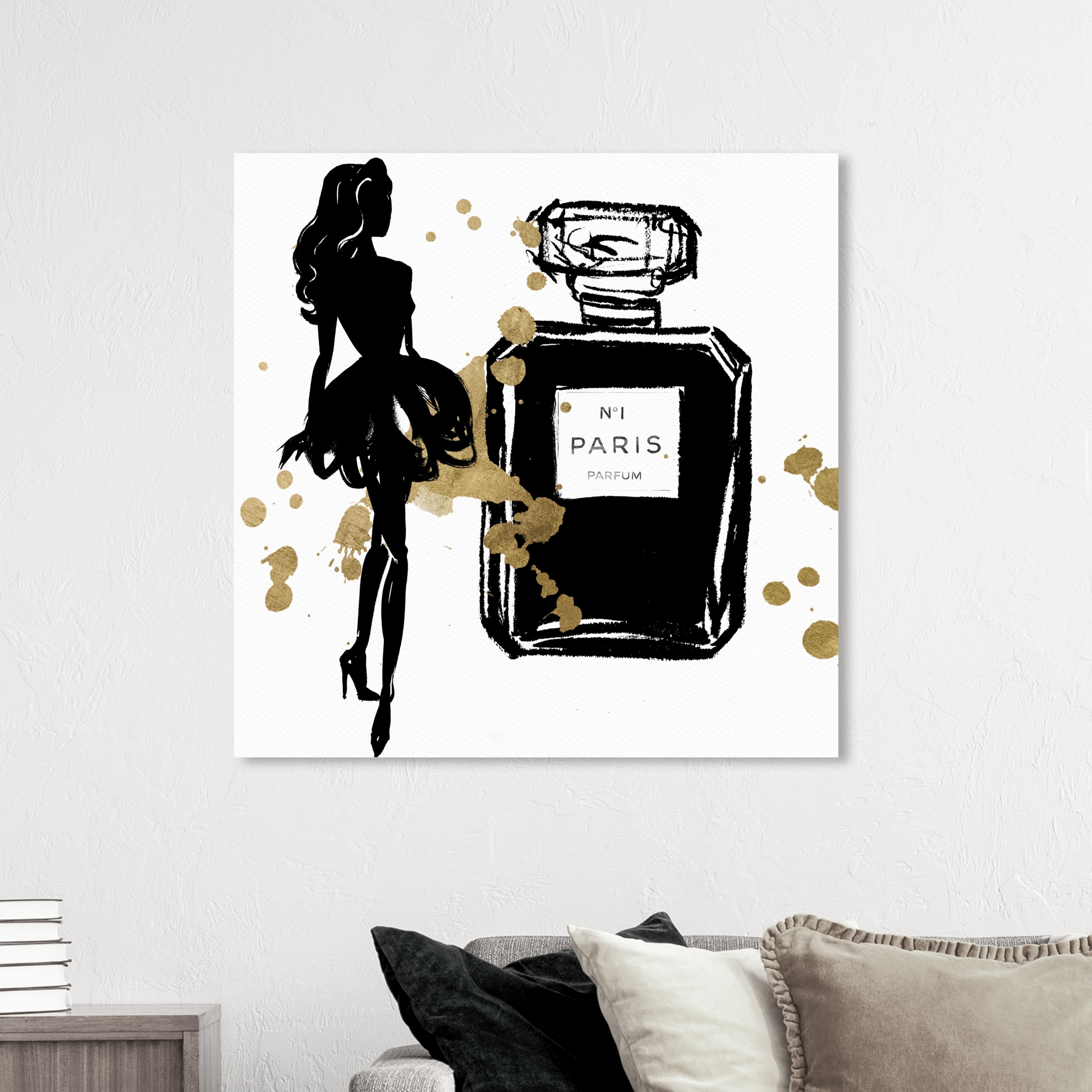 Oliver Gal 'Runway Gal French Perfume' Fashion and Glam Wall Art