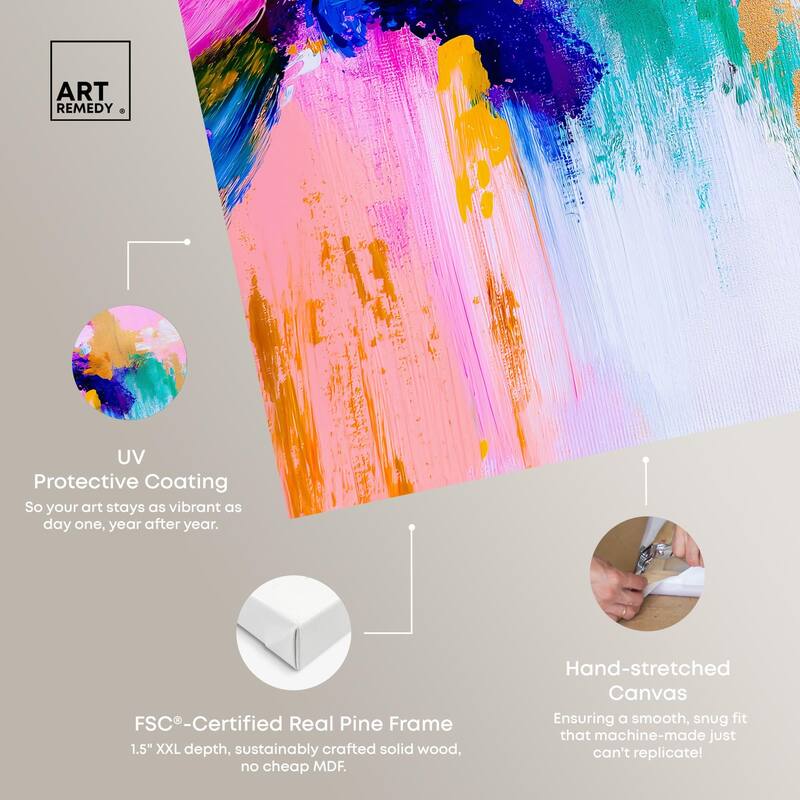 Contrast of Purity III Canvas by Art Remedy, Gallery Wrapped