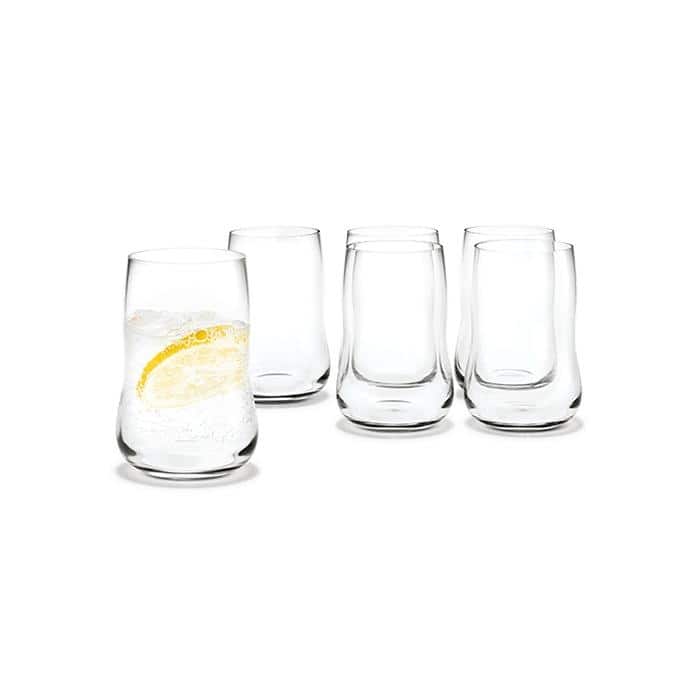 Holmegaard Future Tumbler, Clear, 6 pcs. - 8.5 oz