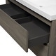 preview thumbnail 13 of 169, CASAINC Floating Bathroom Vanity with Resin Top Basin and Soft Closing Drawers