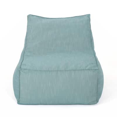 Ettie 3 Ft. Water Resistant Fabric Bean Bag Chair, Teal