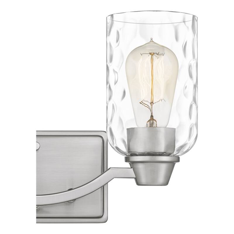 Acacia 2-Light Brushed Nickel Bath Light