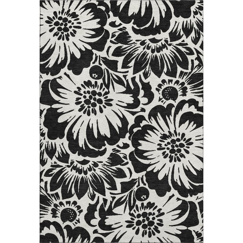 Premium Washable Super Soft Modern Floral Mayfield Rug