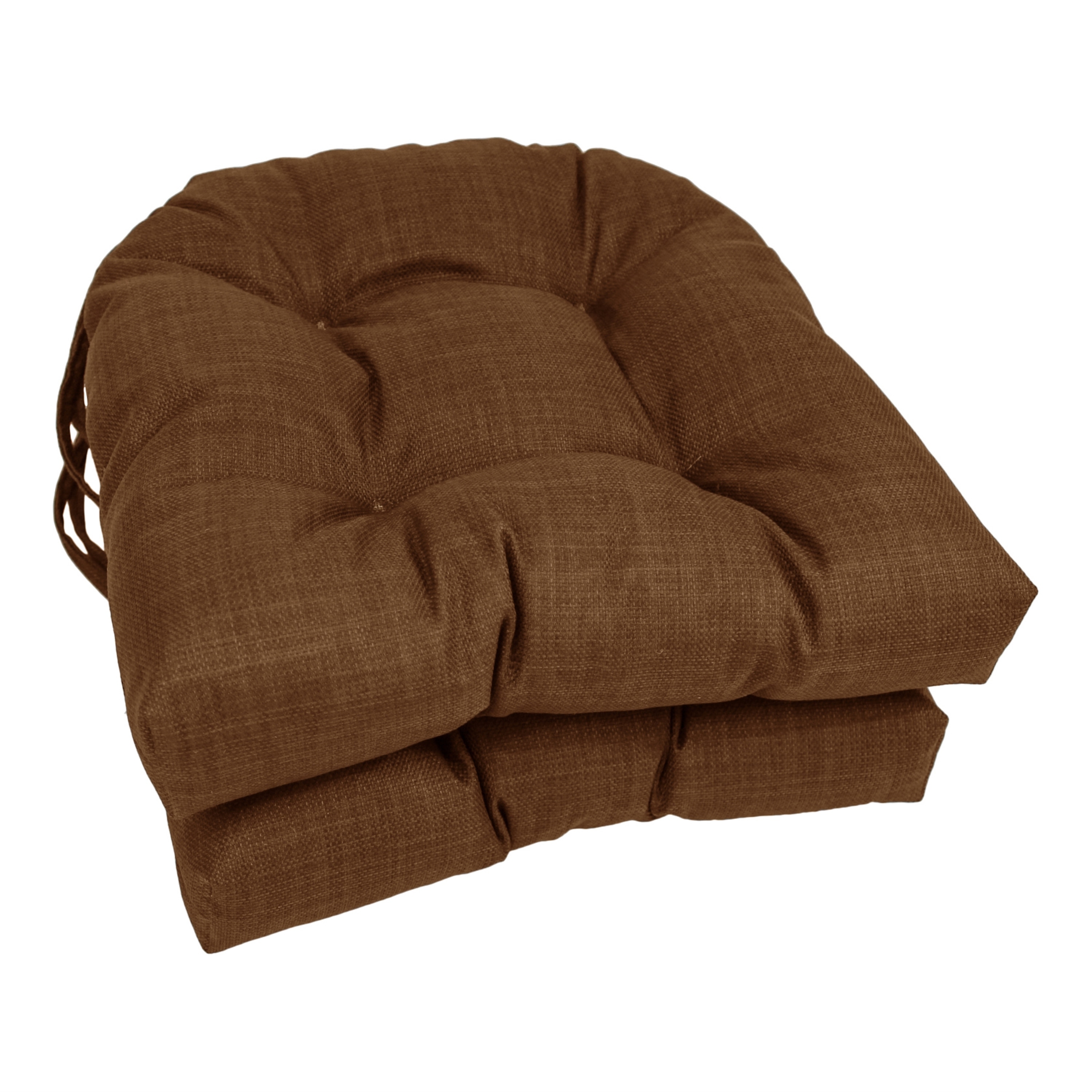 16-inch U-Shaped Indoor Twill Chair Cushions (Set of 2, 4, or 6) - 16 x  16 - Bed Bath & Beyond - 7856958