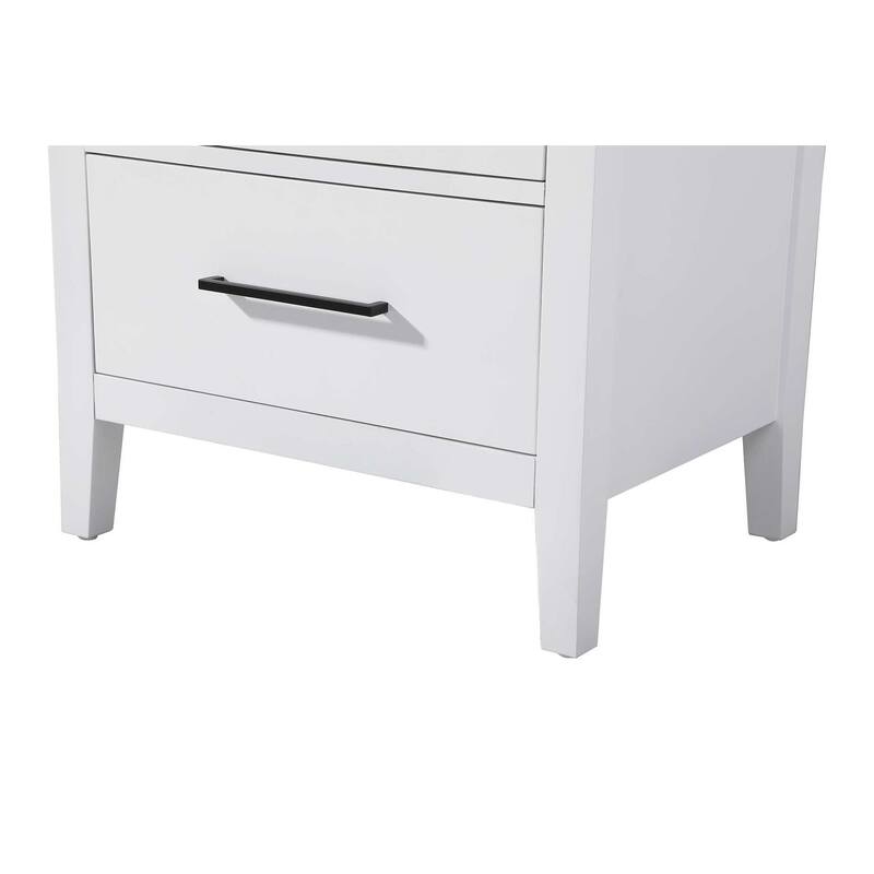 Laura 16-28 Inch Open Shelving Bath Storage Cabinet