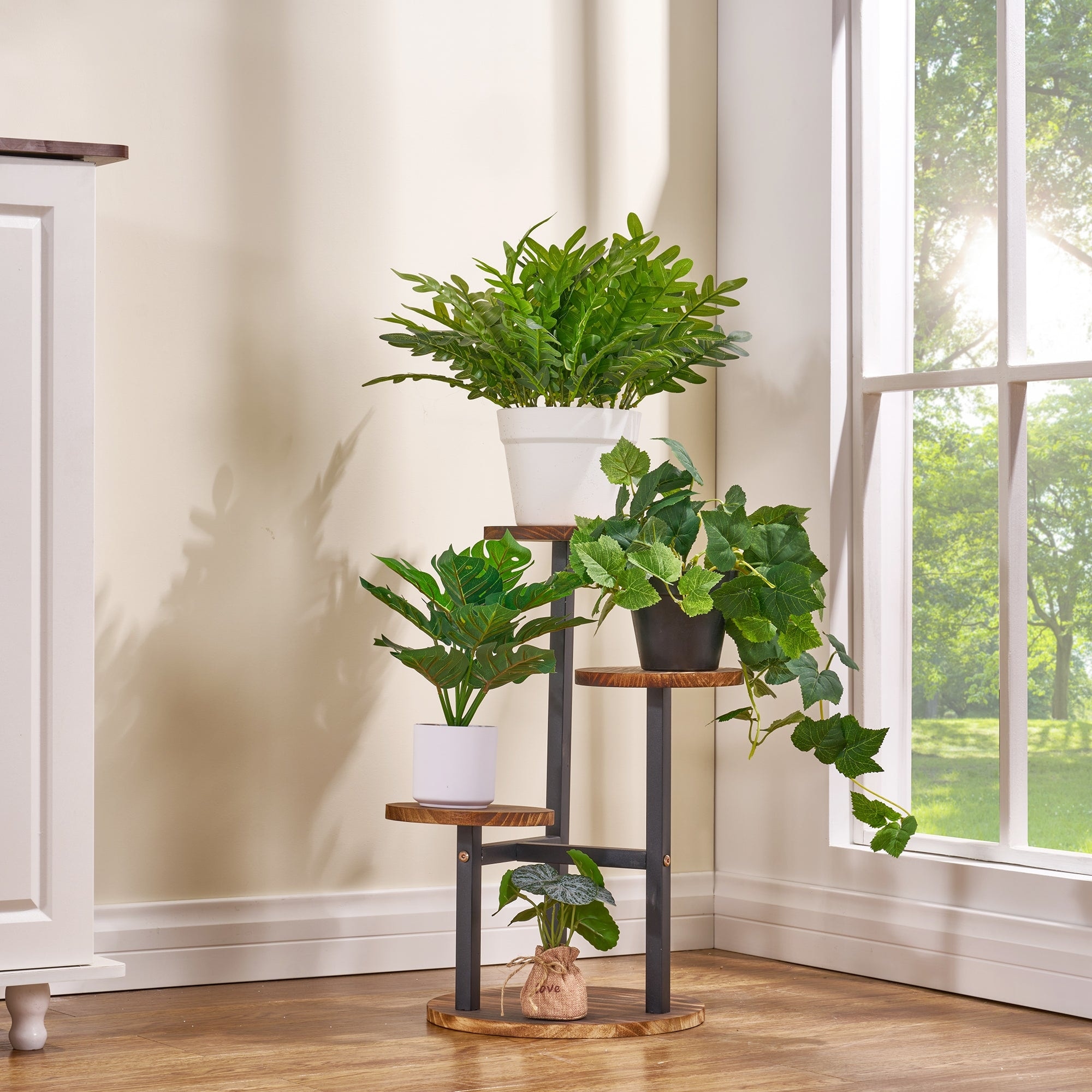 3 Tier Plant Stand Indoor,Plant Stand Indoor For Multiple Plants Corner  Flower Shelf Plant Holder Display Rack Shelving