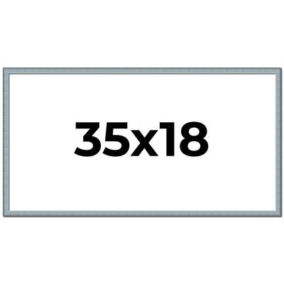 35x18 Frame Rustic Sky Blue Solid Wood Picture Frame | 0.75 Inch