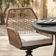 preview thumbnail 69 of 71, Nuu Garden Rattan Metal Patio Dining Set with Umbrella Hole, Zippered Cushions