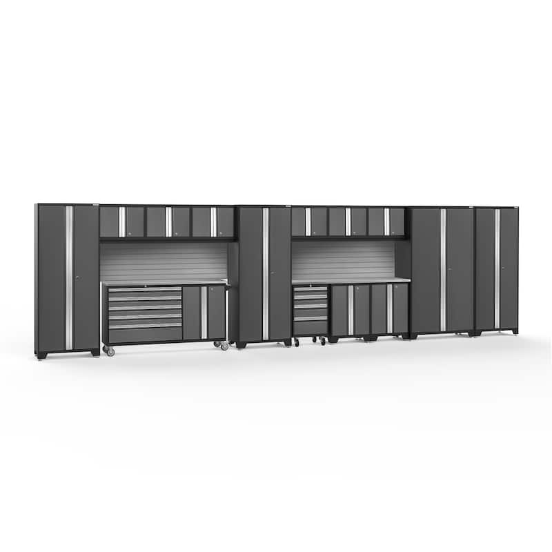NewAge Products Bold Series 276" W x 18" D 15 Piece Garage Cabinet Set