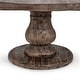 preview thumbnail 10 of 13, Carolina Reclaimed Wood Round Coffee Table by Kosas Home