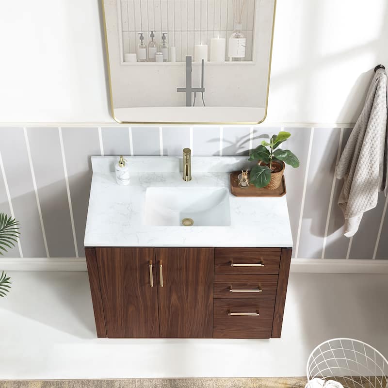 Miseno MV-NM-705742 San 42" Free Standing Single Basin Vanity Set with