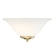 preview thumbnail 1 of 6, Wry Lighting Bella 1-light Wall Sconce in Brushed Champagne Brass