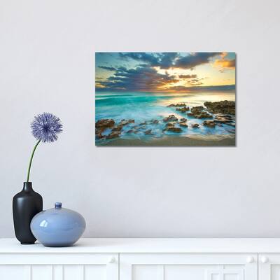 iCanvas "Ocean Sunrise" by Patrick Zephyr Canvas Print
