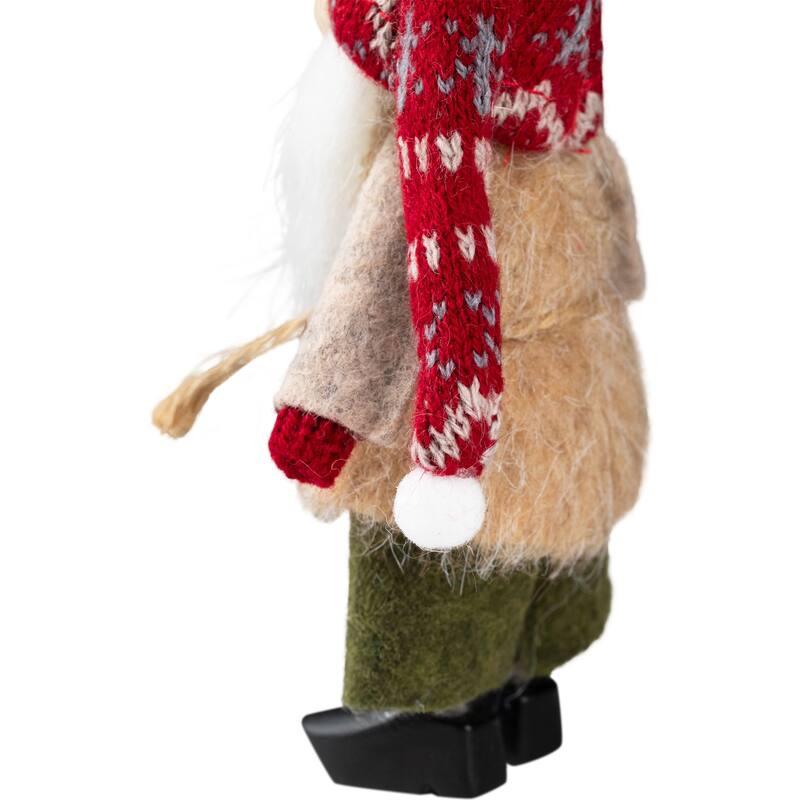 Standing Nordic Gnomes Christmas Decorations - 4.75" - Set of 2