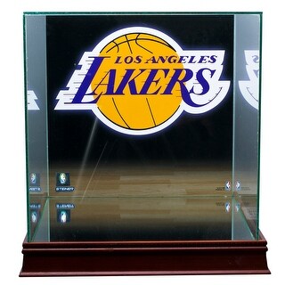 Los Angeles Lakers Full Size Basketball Glass Display Case Overstock Com Shopping The Best Deals On Football 32546580