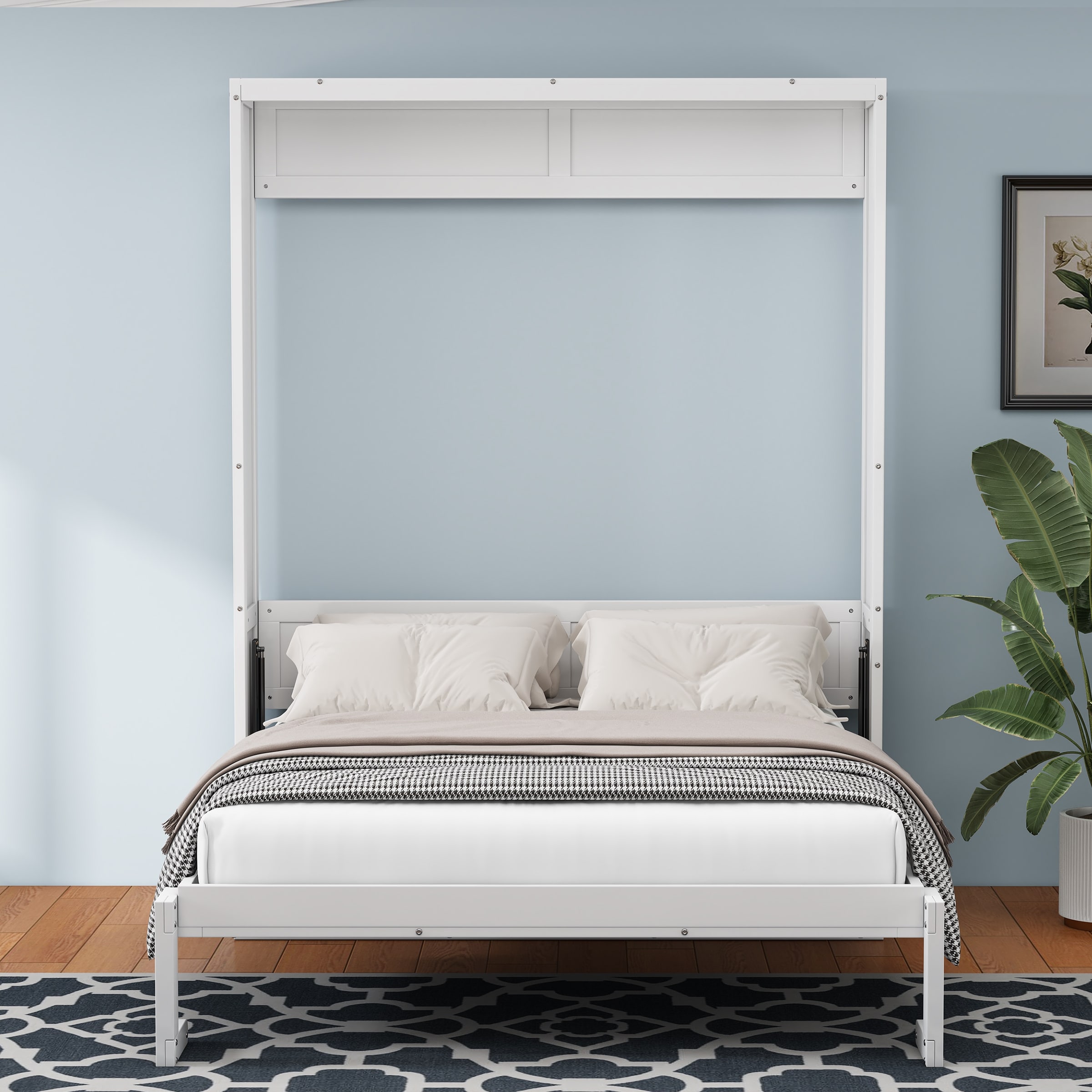 Folding wall 2025 bed with desk