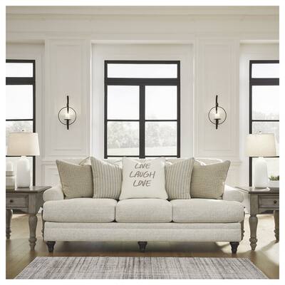 Signature Design by Ashley Valerani Brown/Beige Sofa - 89"W x 44"D x 40"H