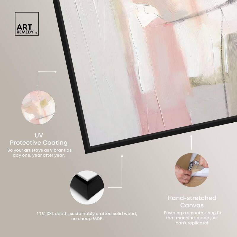 Pistachio Pink II Canvas by Art Remedy