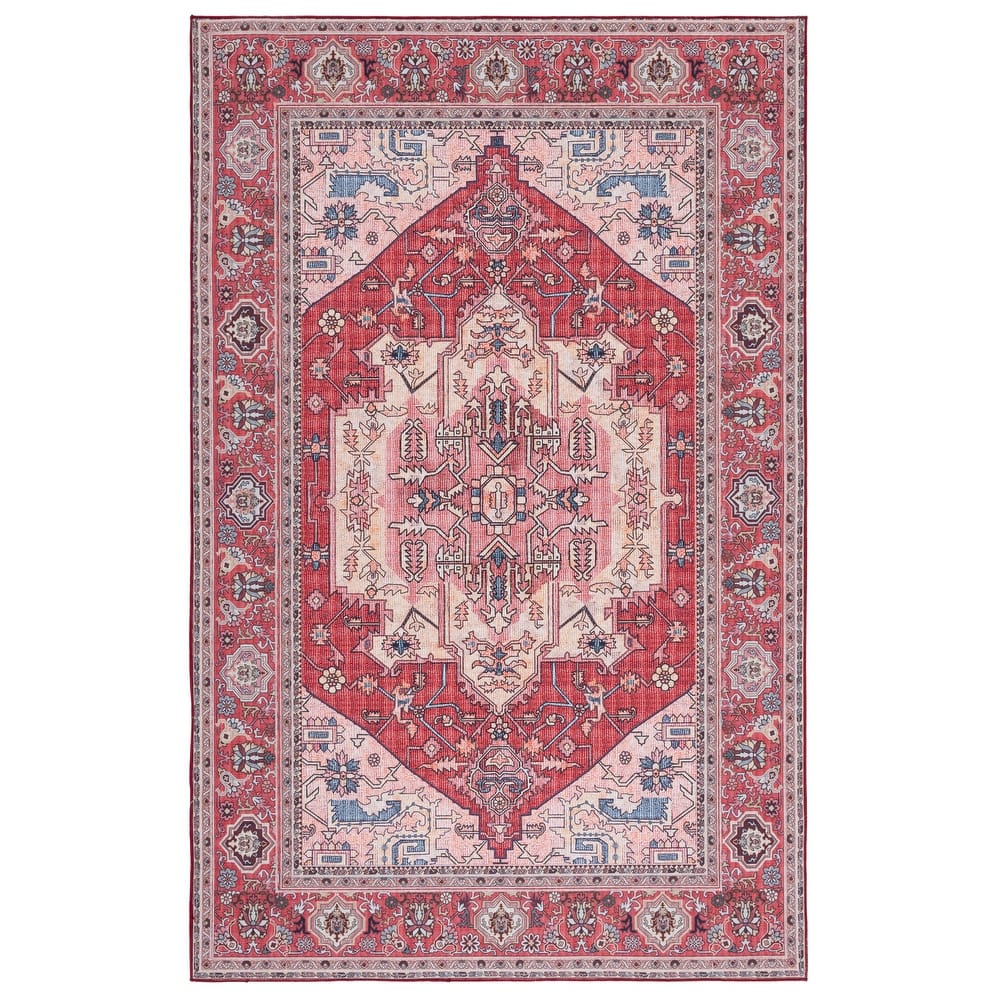 SAFAVIEH Tucson Machine Washable Slip Resistant Nevada Traditional Rug