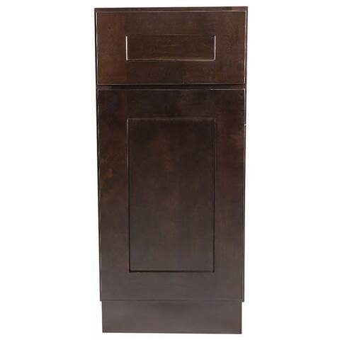 Design House Brookings 34.5" x 9" Single Door Base Cabinet - Espresso