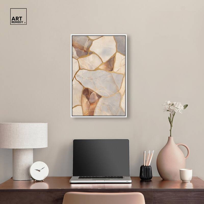 Textured Earthy Tones II Canvas by Art Remedy