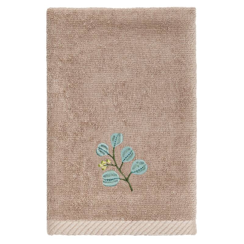 Authentic Hotel and Spa 100% Turkish Cotton Botanica 3PC Embellished Towel Set