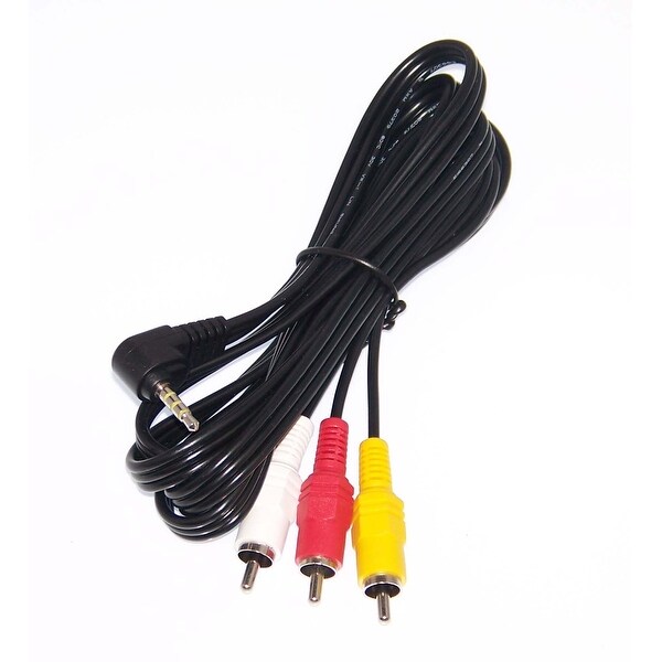 OEM Sony Audio Video AV Cord Cable Specifically For DSCQX10, DSC-QX10, DSCQX100, DSC-QX100, DSCQX30, DSC-QX30