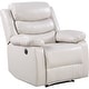 preview thumbnail 1 of 3, Power Recliner Chair with Split Back and Pillow Top, Cream