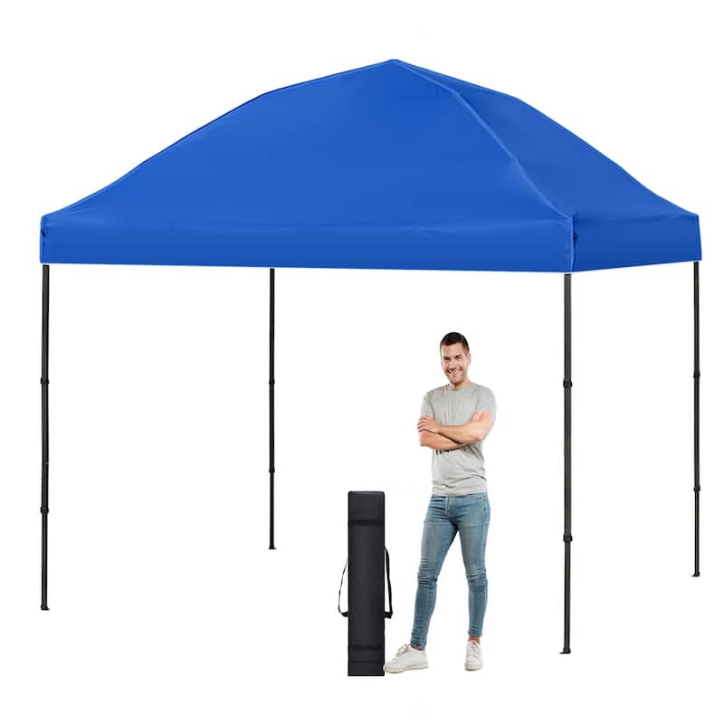 10' x 10' Pop Up Canopy Tent,Outdoor Canopy Tent for Event, Parties, Camping Portable Easy with Carry Bags