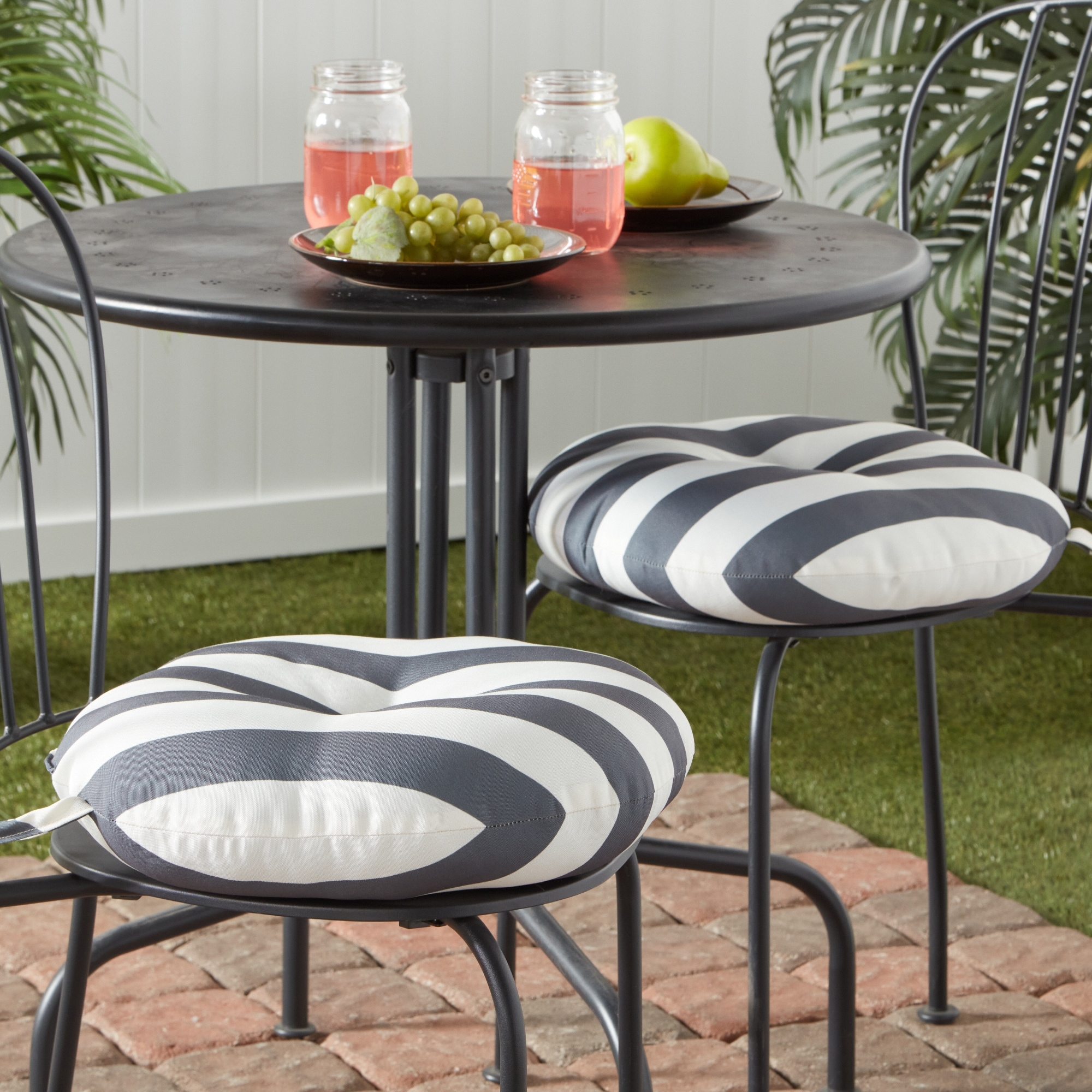 15 inch top round chair cushions