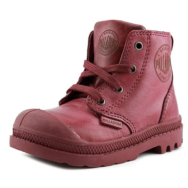 burgundy palladium boots