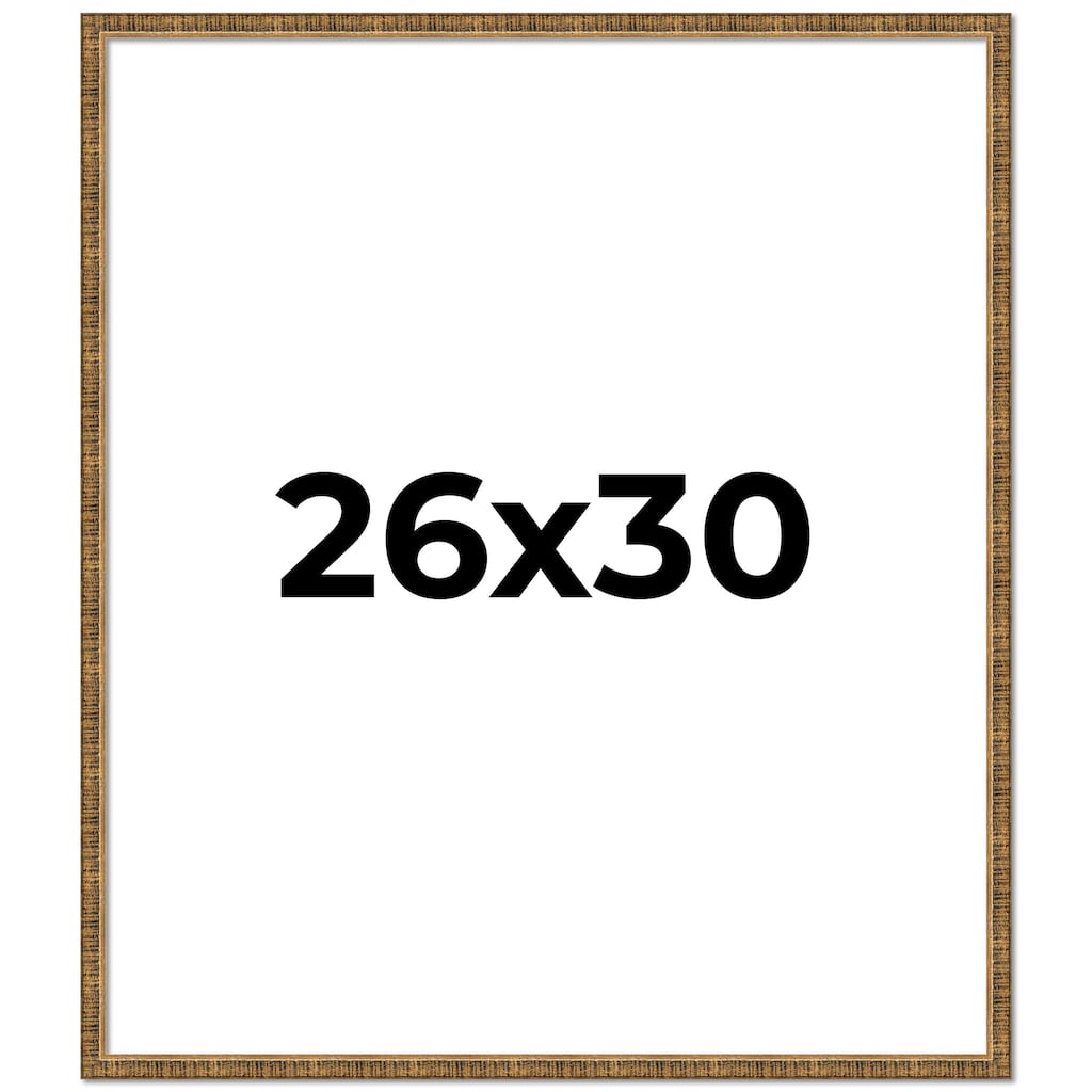 26x30 Frame Gold Picture Frame - Complete Modern Photo Frame Includes