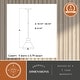 preview thumbnail 6 of 9, Harper 1L Gold Brass Mid-Century Modern Pendant Light Clear Glass - 8.5-in W x 19.25-in H x 8.5-in D