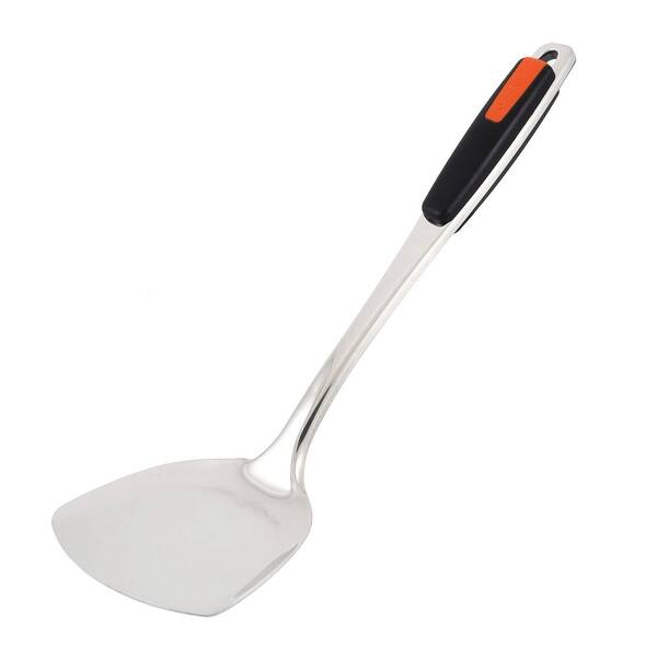Browne - RENAISSANCE 13" Stainless Steel Curved Perforated Spoon - 4766