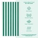 preview thumbnail 17 of 64, American Soft Linen,100% Cotton 4 Pack Beach Towels, 30 x 60 Cabana Striped Pool Towels