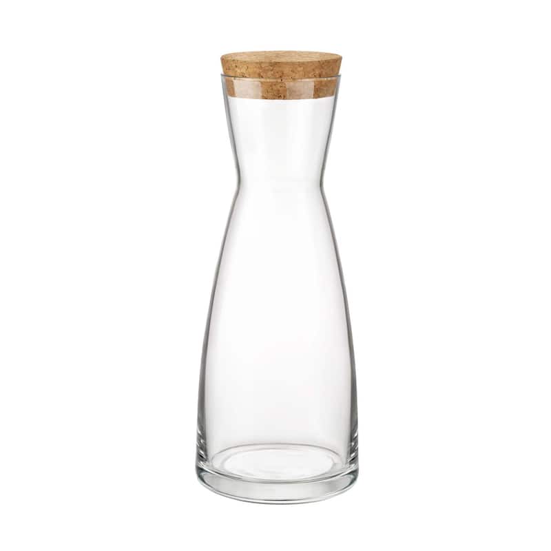 Bormioli Rocco Ypsilon Carafe with Cork Tops - 36.25 oz - Clear - 36.25 oz