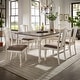 preview thumbnail 1 of 18, Tournus 4-6-Person Extendable Solid Rubberwood Dining Table Set by iNSPIRE Q Classic 7-Piece